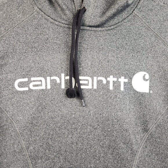 Carhartt Force Hoodie Women's Small Sweatshirt Slight Fit Pocket Pullover Jumper - Picture 9 of 11
